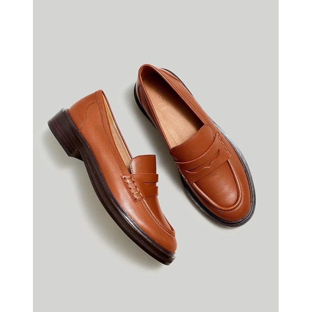 Madewell The Vernon Loafer in Dried Maple